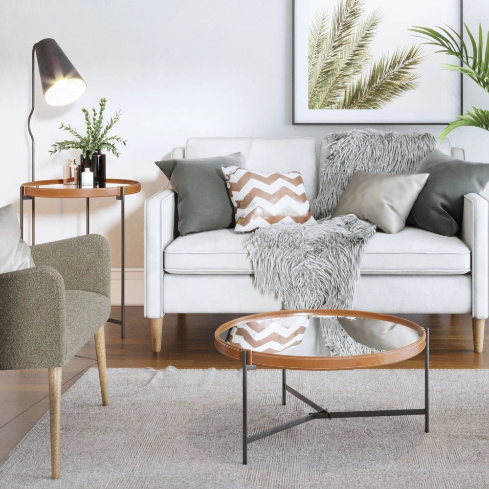 Mesa de Centro Aqua (G) - Línea Nevada - Espejo