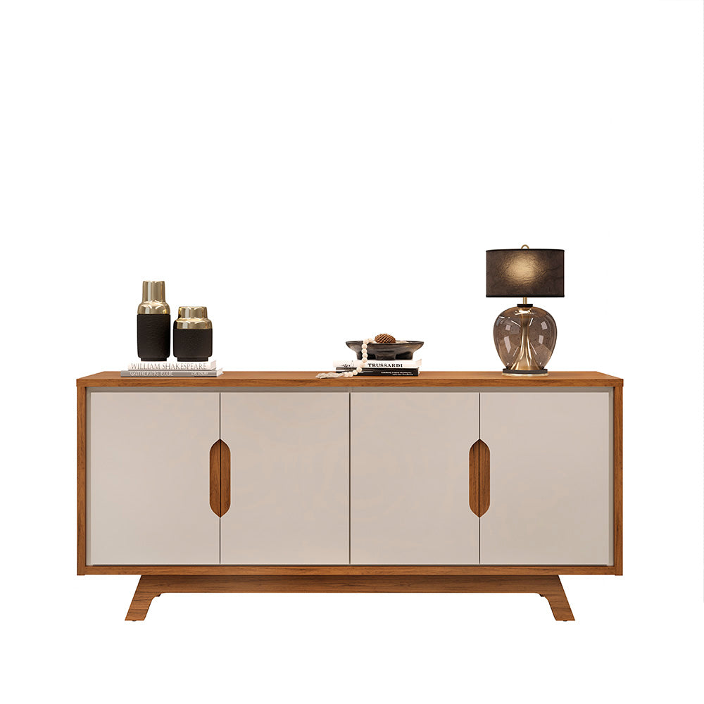 Aparador 4 Puertas en MDF - Denver - Gris