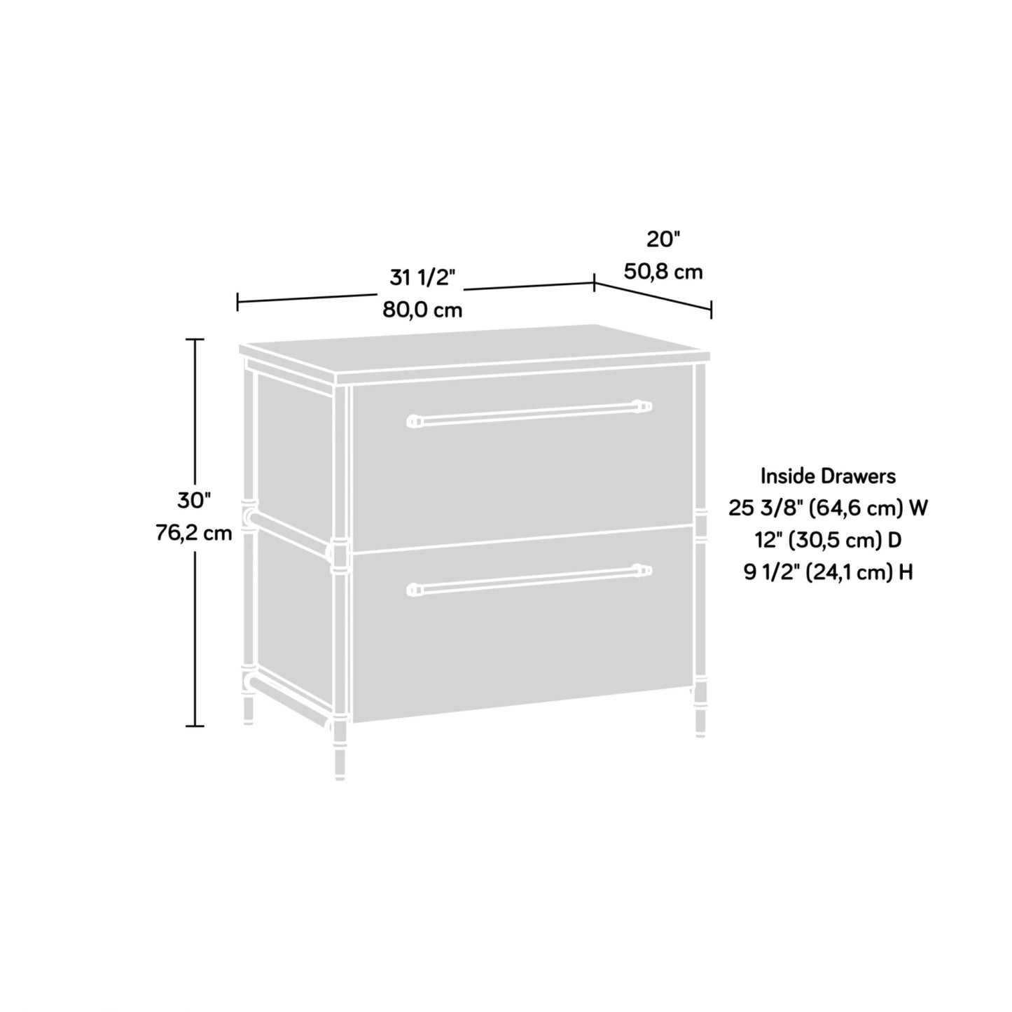 Aparador lateral - Sauder - Linea Icon