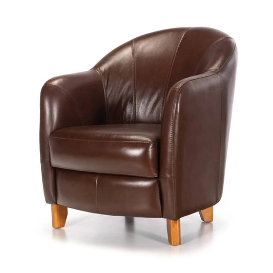 Butaca 100% Cuero - Bull - Caramelo