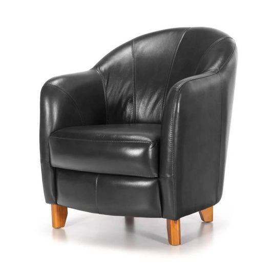 Butaca 100% Cuero - Bull - Negro