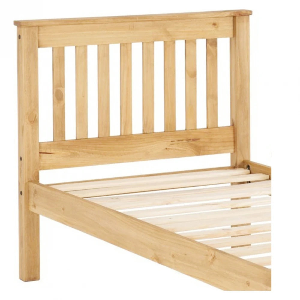 Cama 1 Plaza - Madera maciza - Línea Monterrey