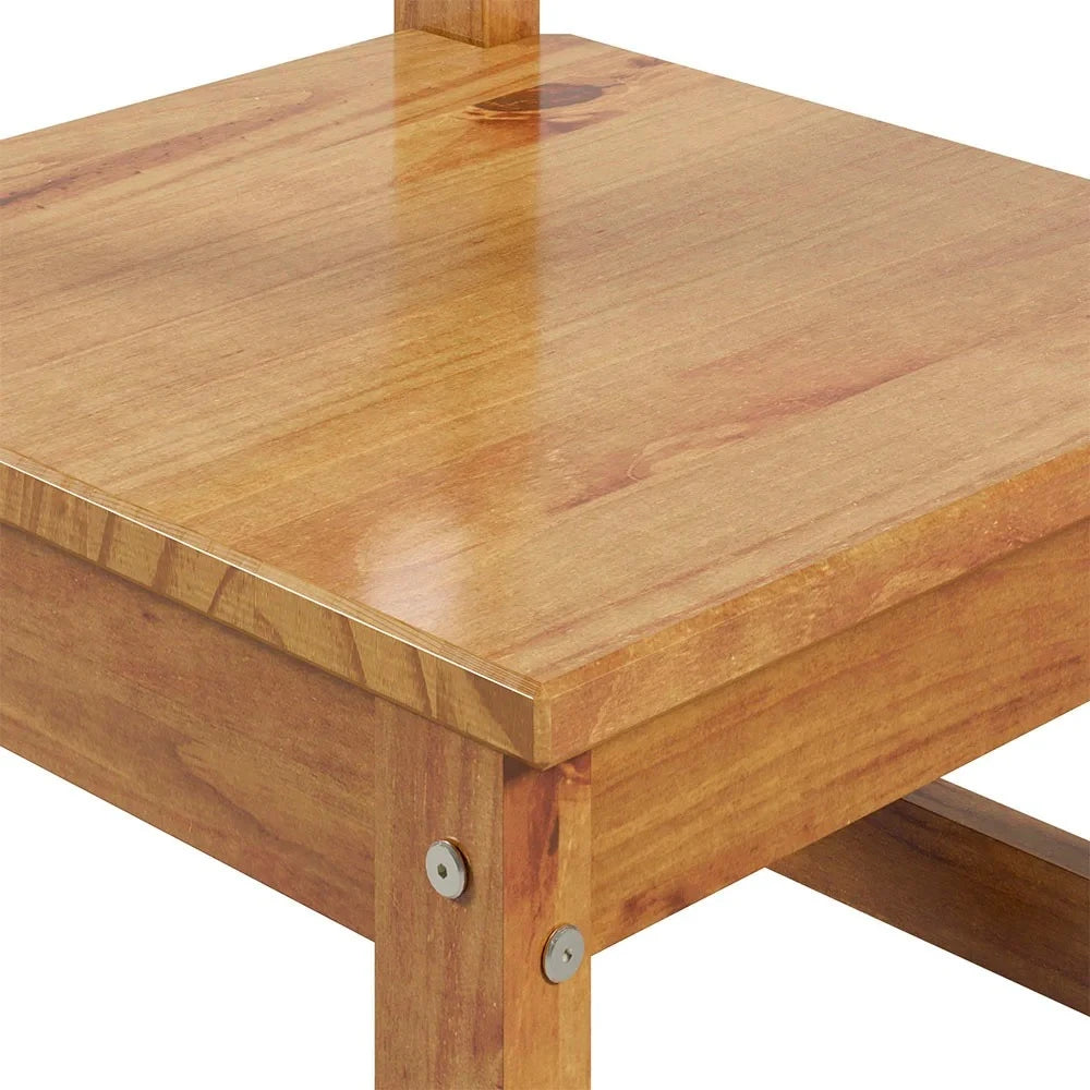 Conjunto de Comedor 4 sillas - Toscana - Natural