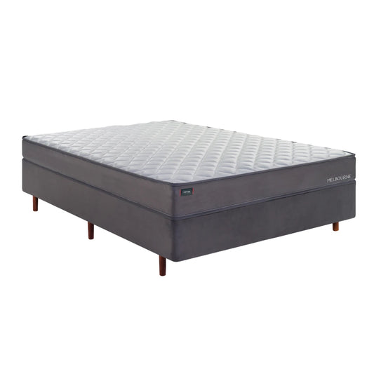 Conjunto Sommier Mannes 2 plazas - Melbourne