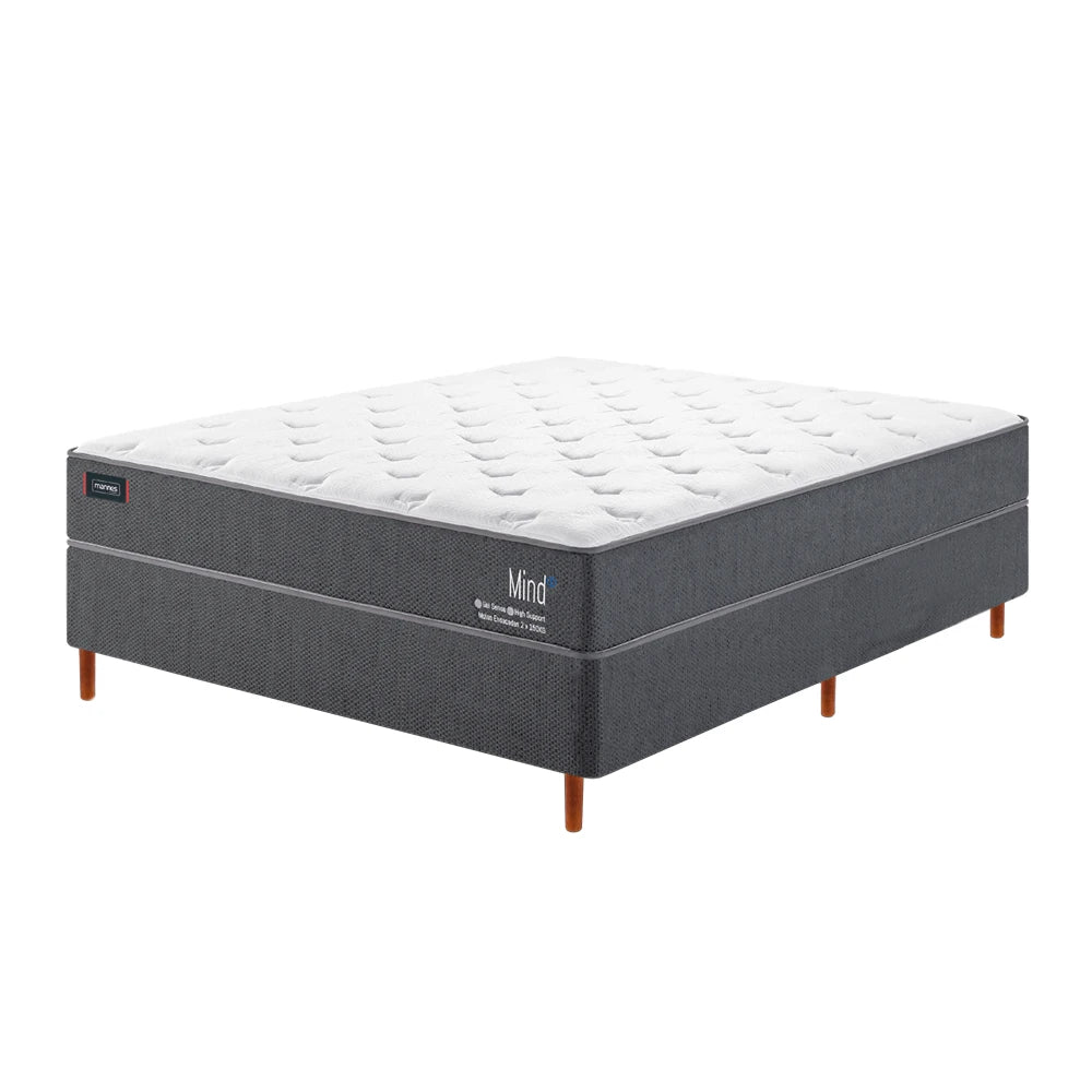 Conjunto Sommier - Mannes - 2 Plazas - Mind