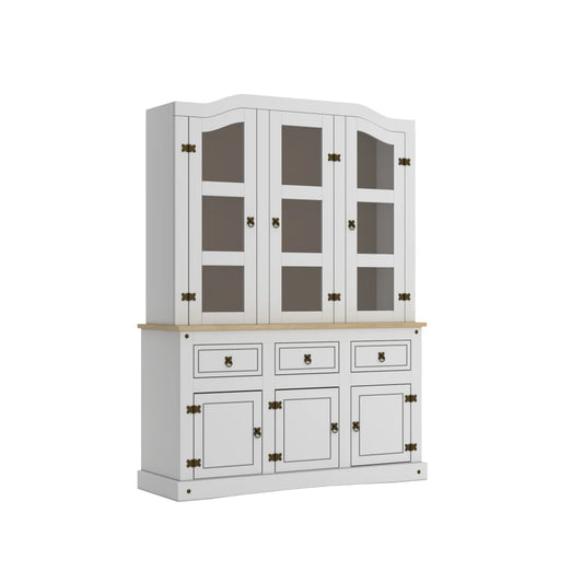 Cristalero 6 puertas - Línea Monterrey - Blanco