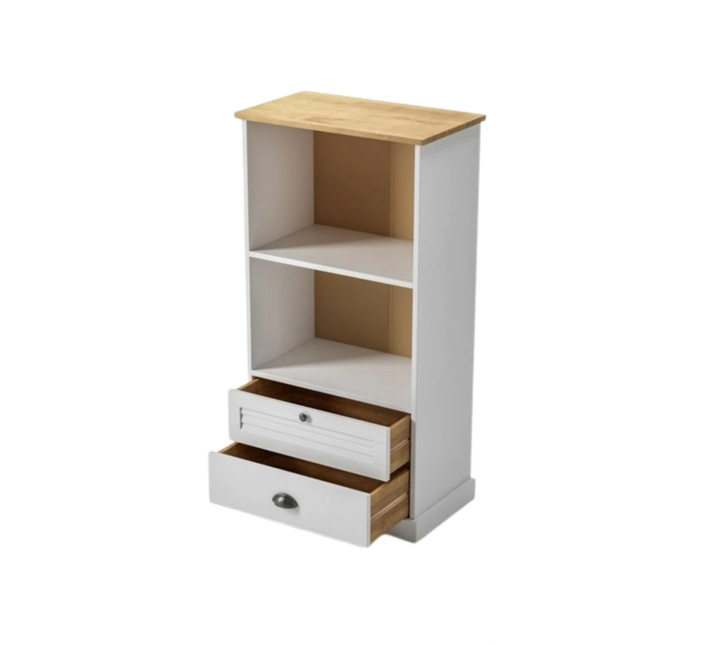 Estantería - 2 Cajones - Línea Oslo - Blanco