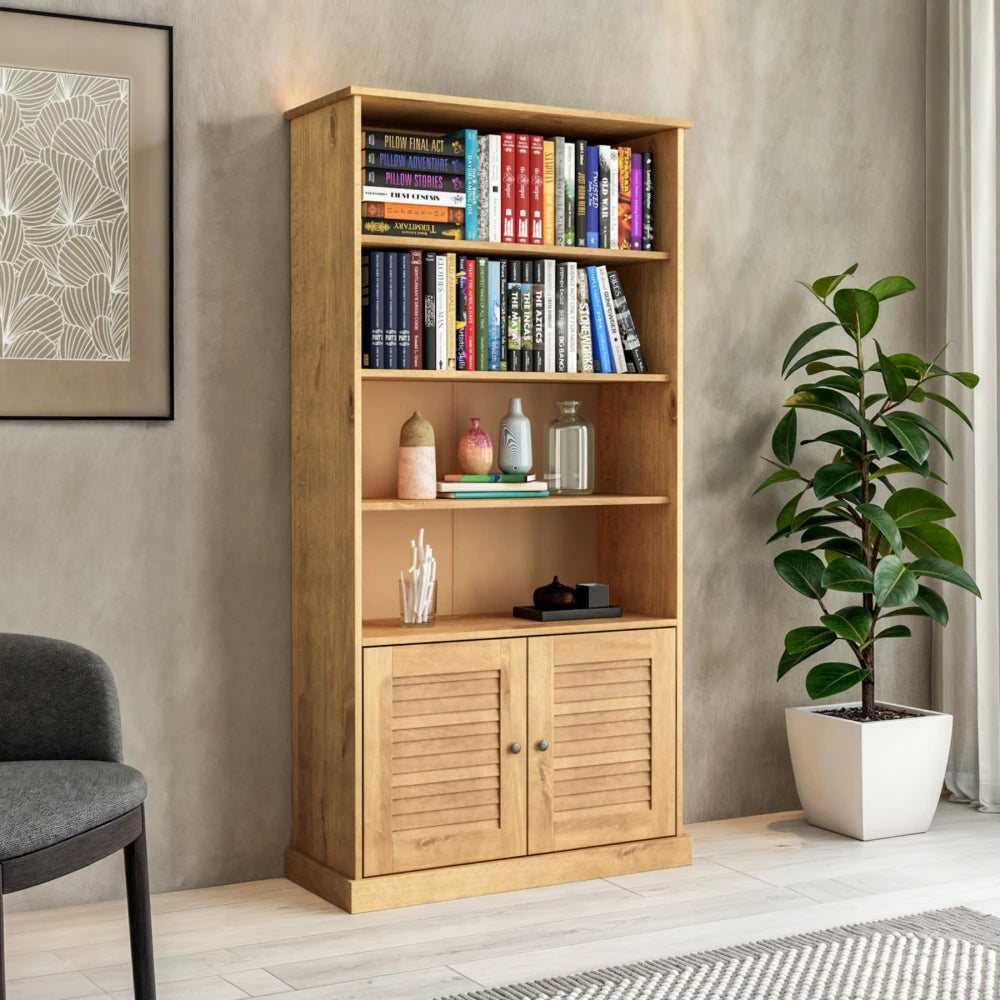 Estantería - 2 Puertas - Línea Oslo - Natural