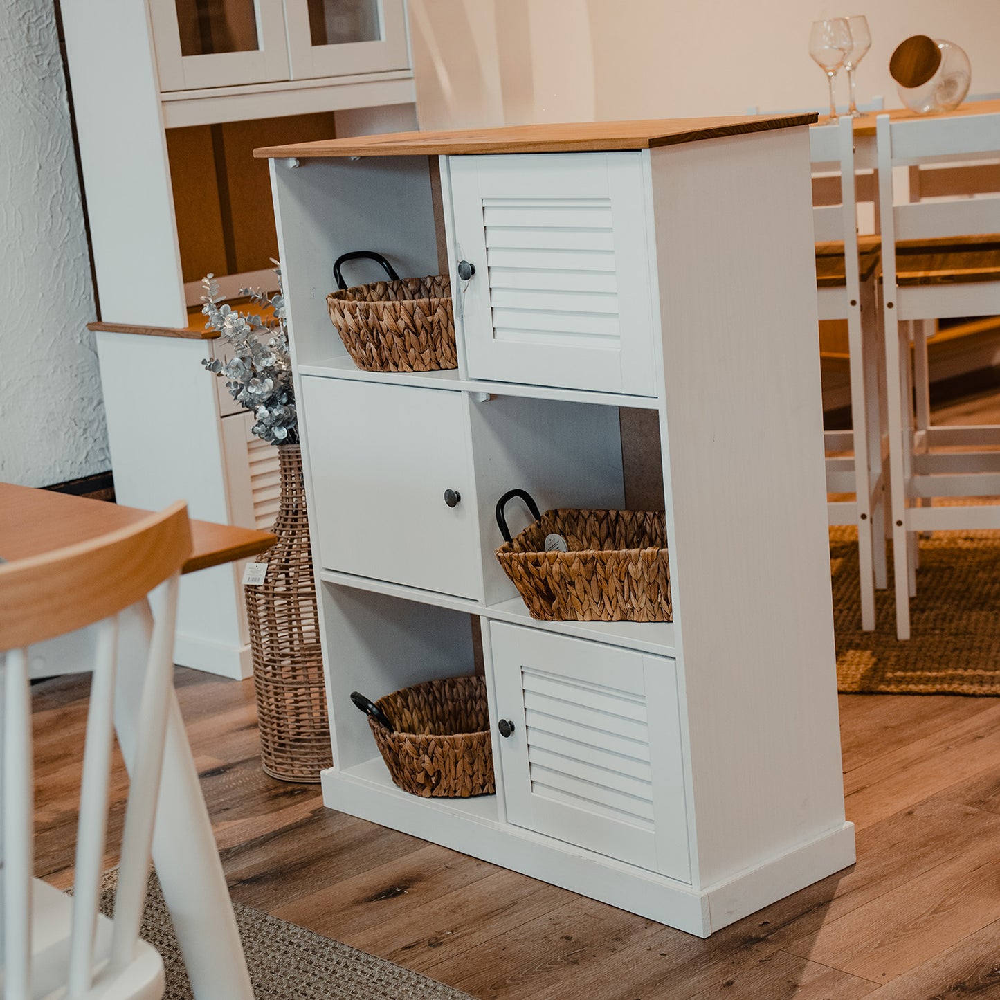 Estantería - 3 Puertas - Línea Oslo - Blanco