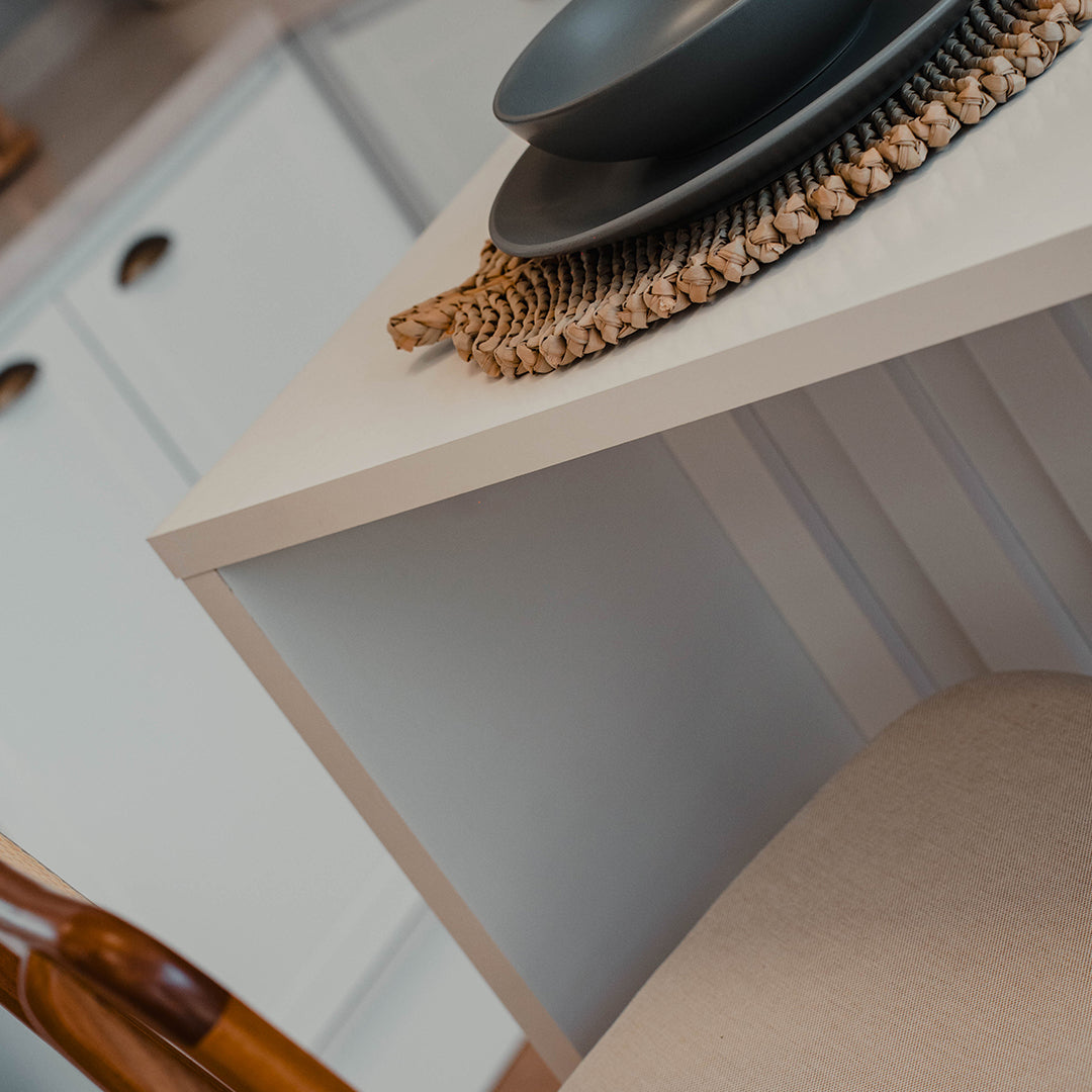 Isla desayunador - Folk 120cm Blanca