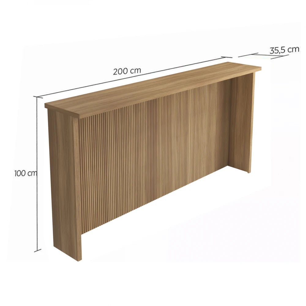 Isla desayunador - Sueca 200cm Marrón