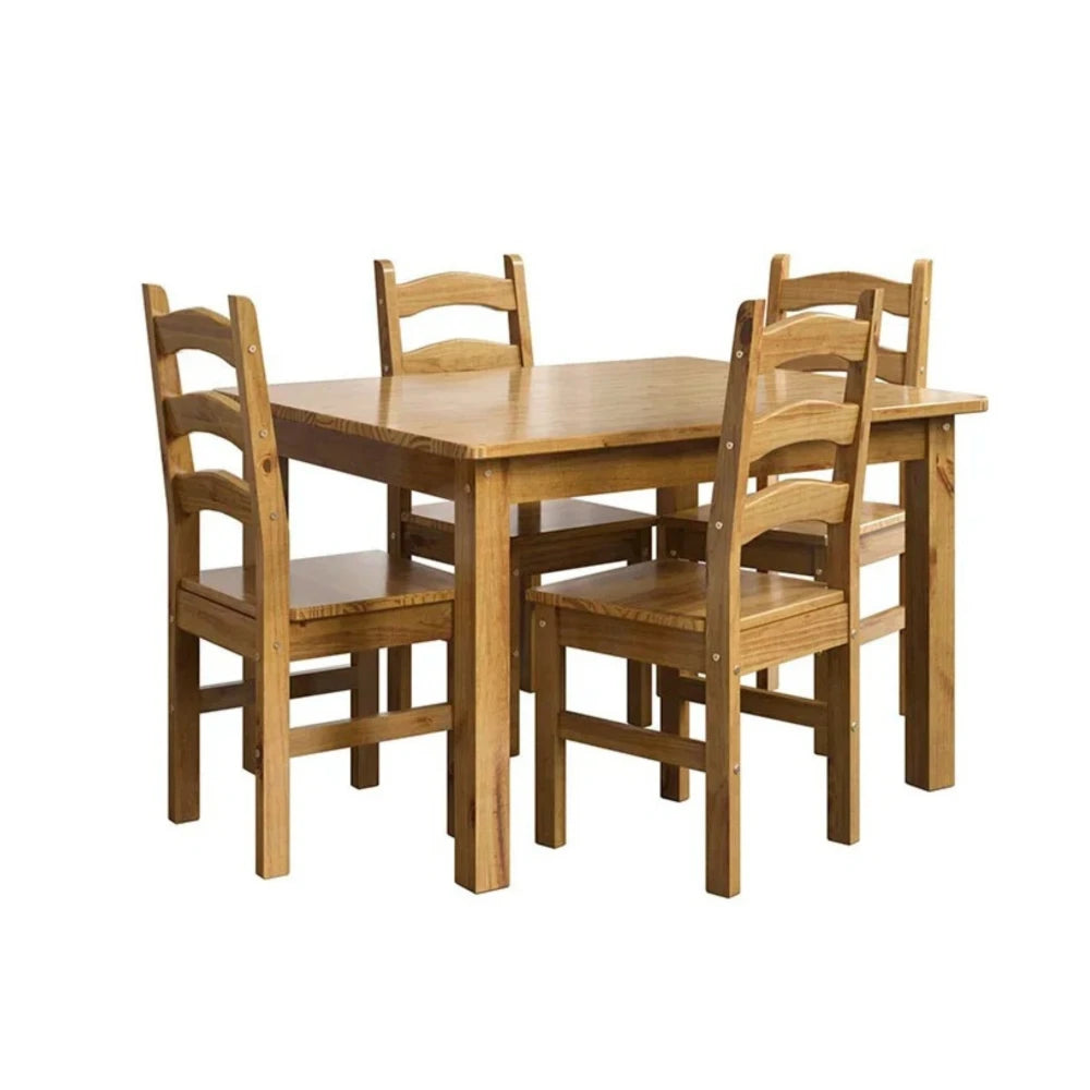 Juego de comedor - 4 sillas 120 cm - Norte