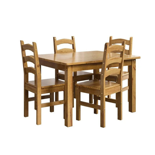 Juego de comedor - 4 sillas 120 cm - Norte