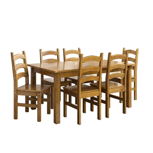 Juego de comedor - 6 sillas 160 cm - Norte