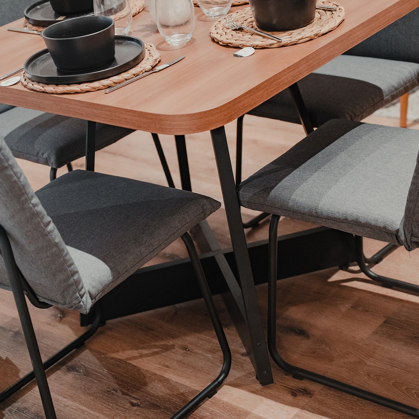 Juego de comedor - Croma - Negro