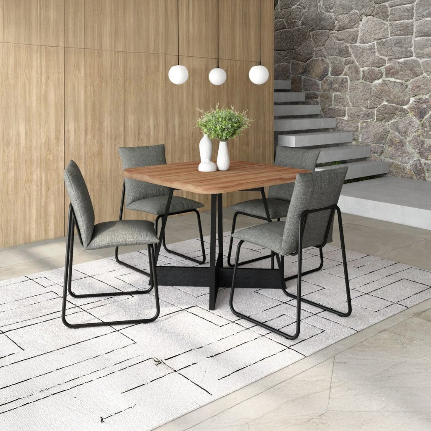 Juego de comedor - Croma - Negro