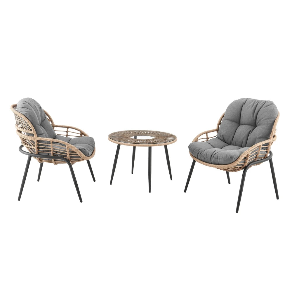 Juego Muebles De Jardin Patagonia - Gris