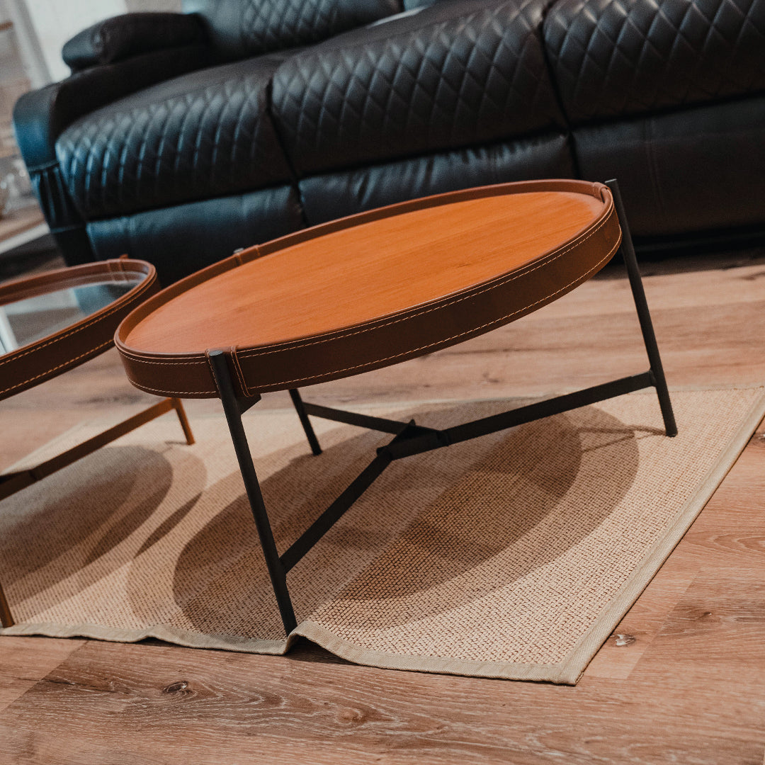 Mesa de Centro Aqua (G) - Línea Nevada - Natural/Gris