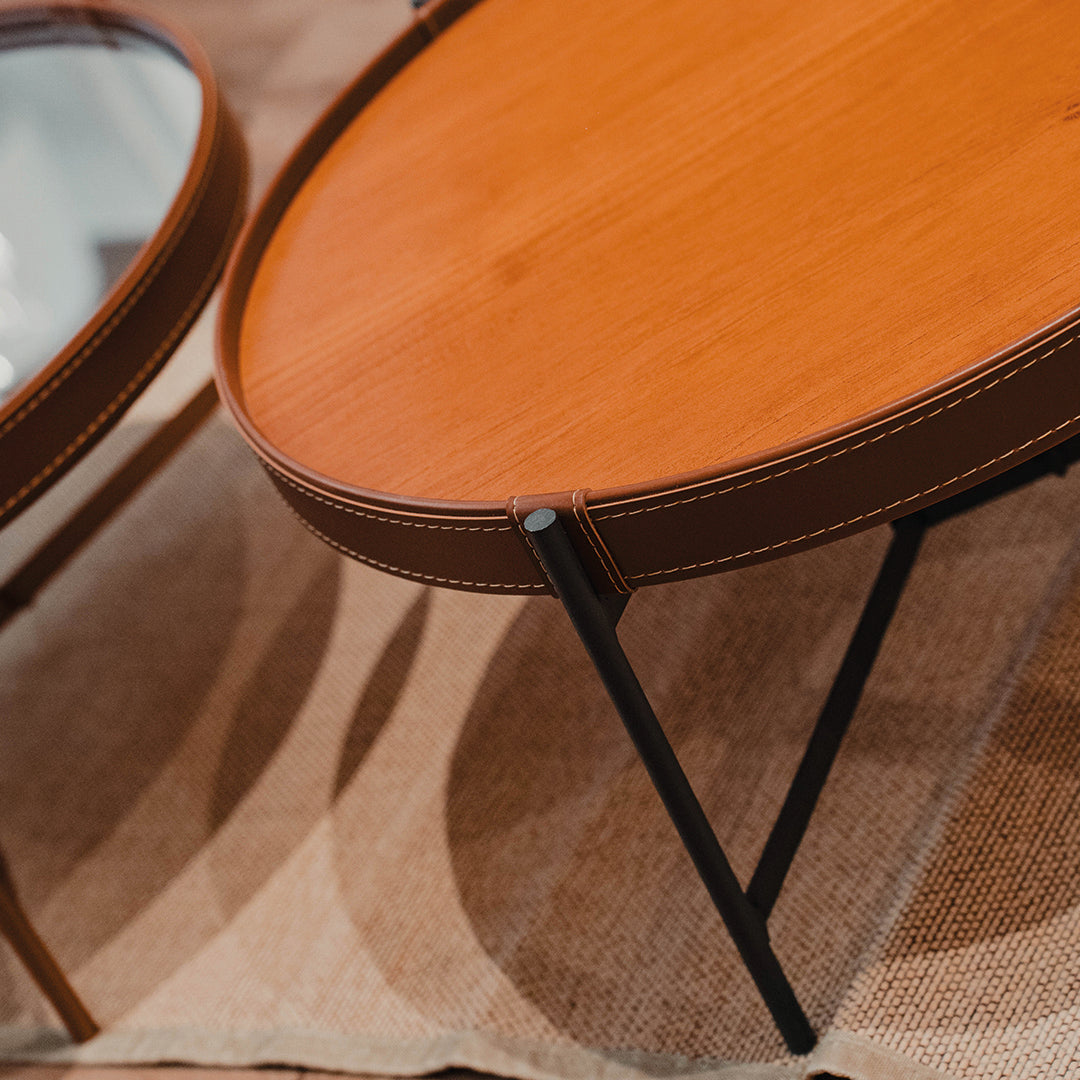 Mesa de Centro Aqua (G) - Línea Nevada - Natural/Gris