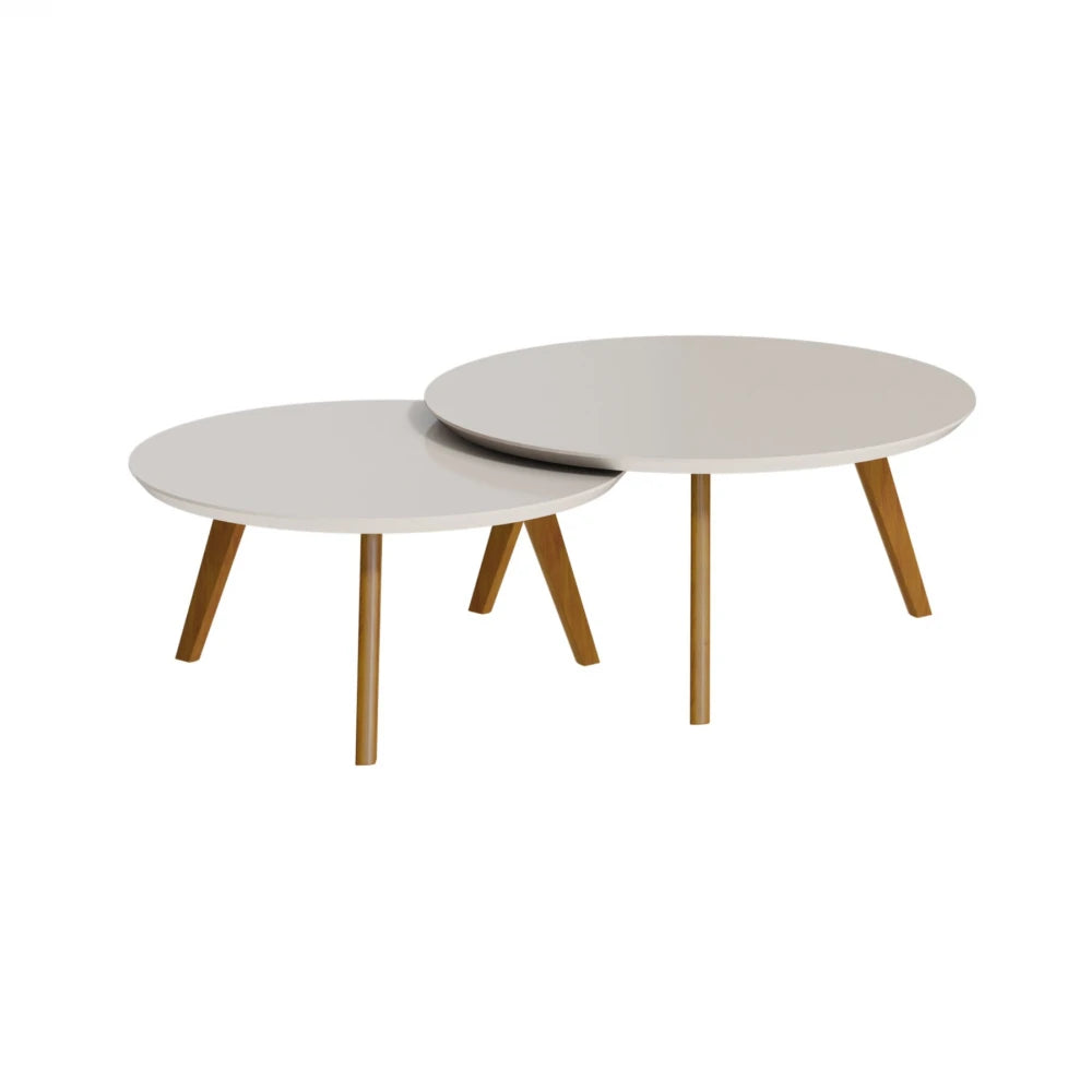 Mesa de Centro Conjunto - Línea Nevada - Natural