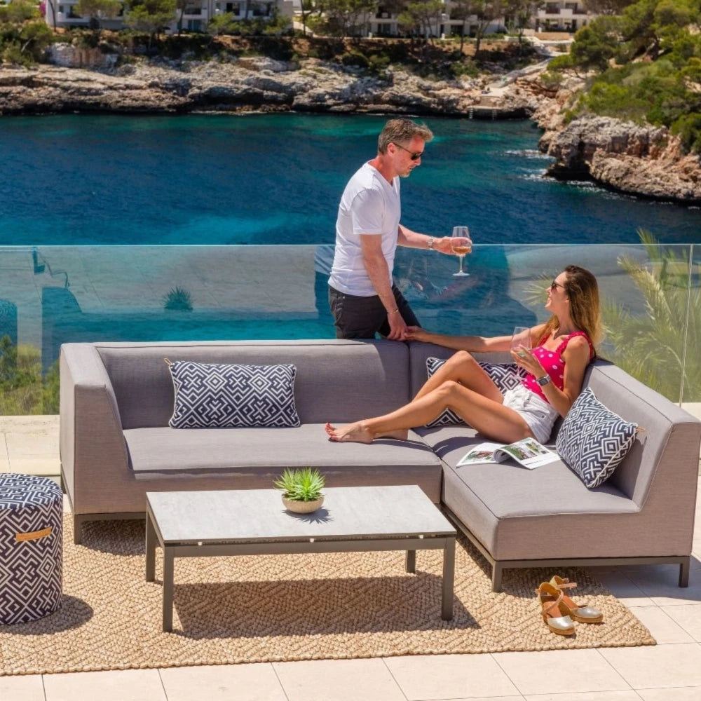 Juego Muebles De Jardin Mood - Gris