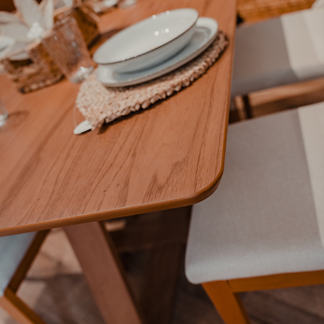 Mesa de Comedor Aura 1.35 - Marrón