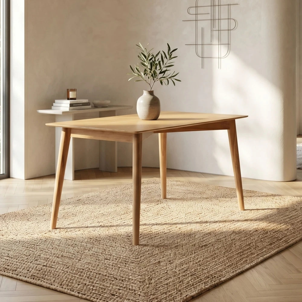 Mesa de comedor Livie 137 cm - Línea Serena - Blanco