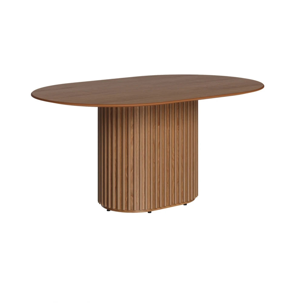 Mesa de Comedor Ovalo - Línea Nevada - Blanco