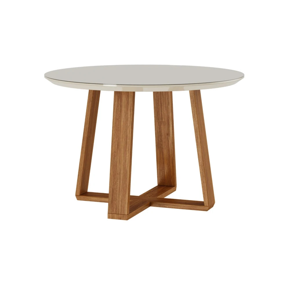 Mesa de Comedor Wood - Redonda - Línea Nevada