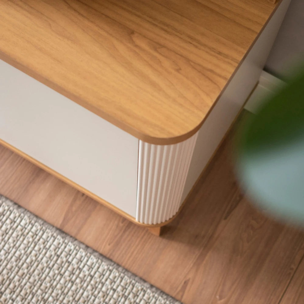 Modular para Tv Munique Nature/Blanco - Línea Haus