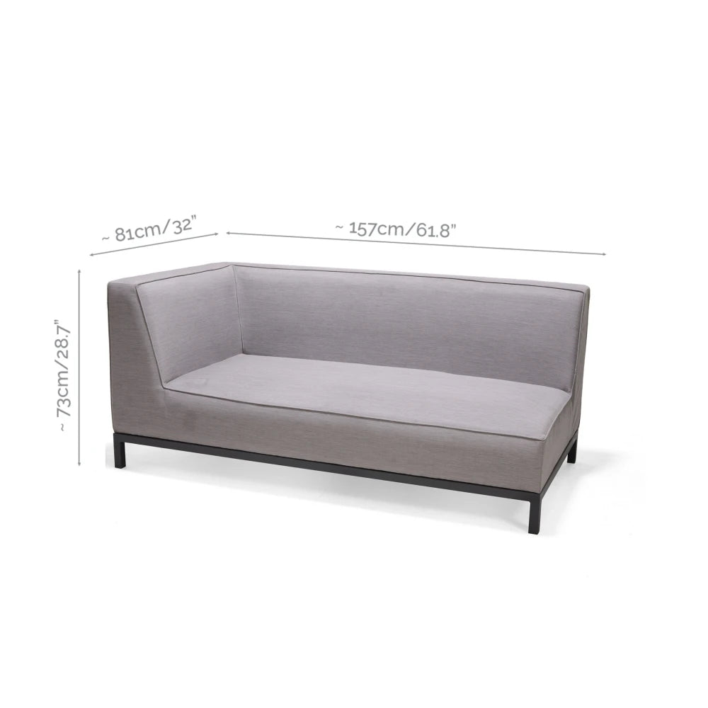 Juego Muebles De Jardin Mood - Gris