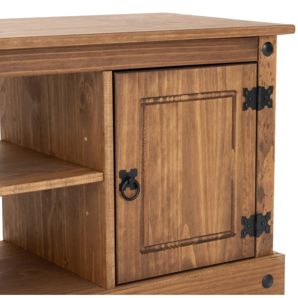 Rack 2 puertas 1 Estante - 160cm- Línea Monterrey - Nogal