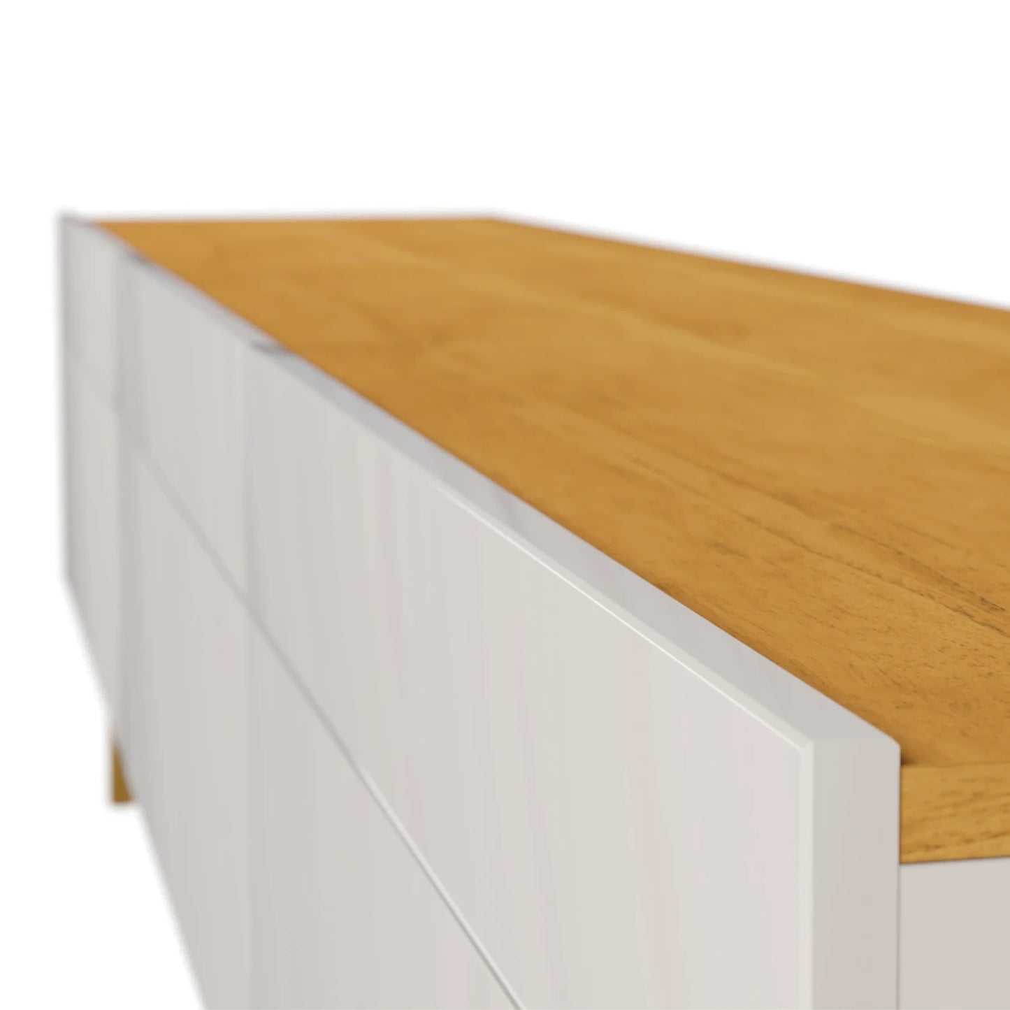Rack para TV 1.8 - Línea Nevada - Natural/Blanco