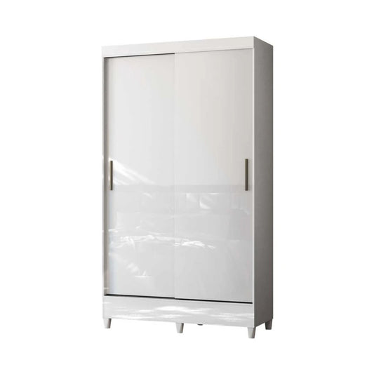 Ropero 2 puertas 2 cajones - Blanco - Linea FIT