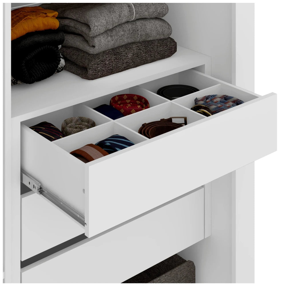 Ropero 2 Puertas Corredizas - Imperial - Blanco