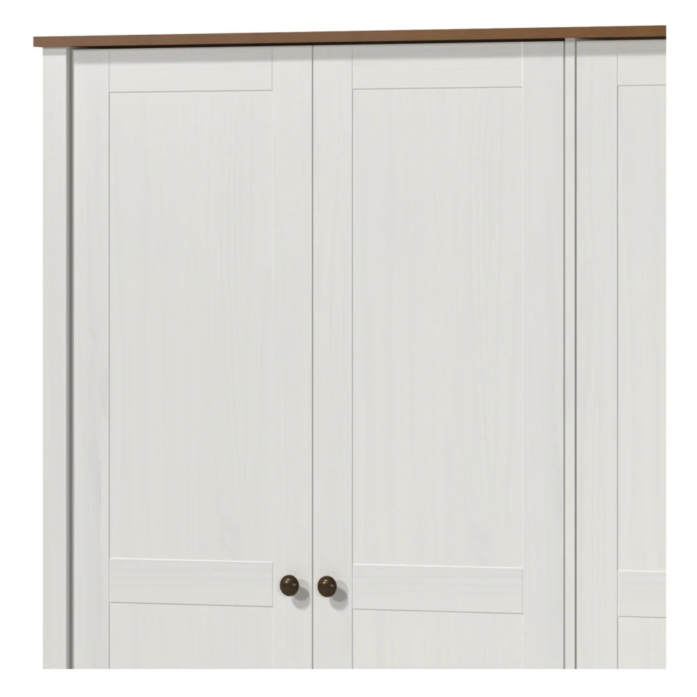 Ropero 4 puertas 2 cajones Línea Colonial