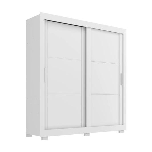 Ropero 2 Puertas Corredizas - Blanco