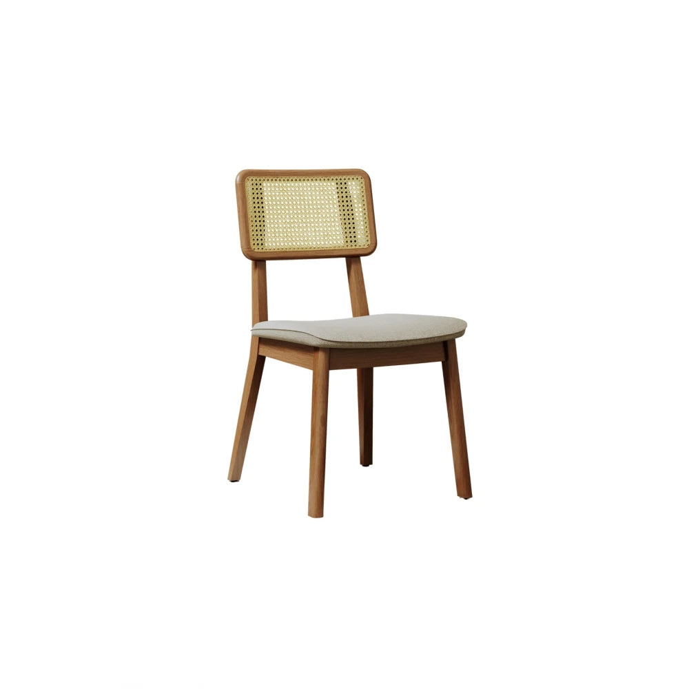 Silla de Comedor New - Línea Nevada - Lino Natural
