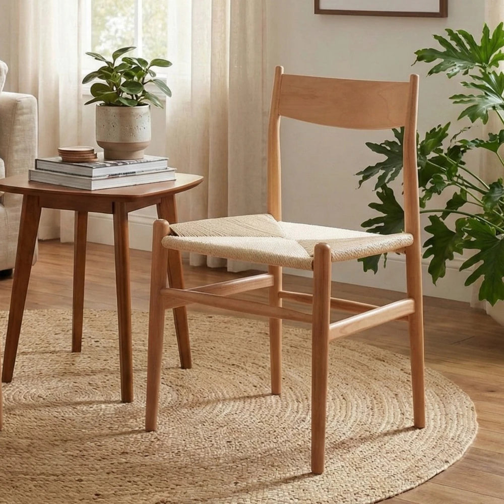 Silla de Comedor Madera natural Beige Portugal - Línea Serena