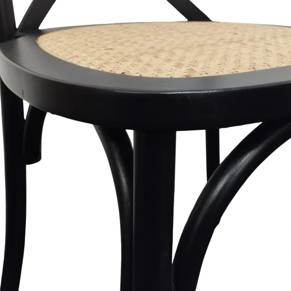 Silla de Comedor Clásica - Vienesa - Negro