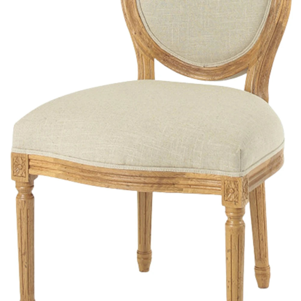 Silla de Roble y Lino - Otto