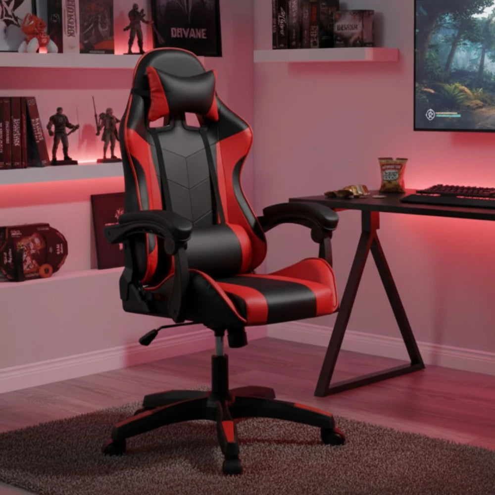 Silla Gamer Gaming Reclinable - Azul