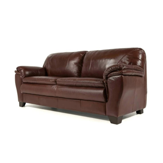 Sillón 100% Cuero - 3 Cuerpos - Imola - Marrón