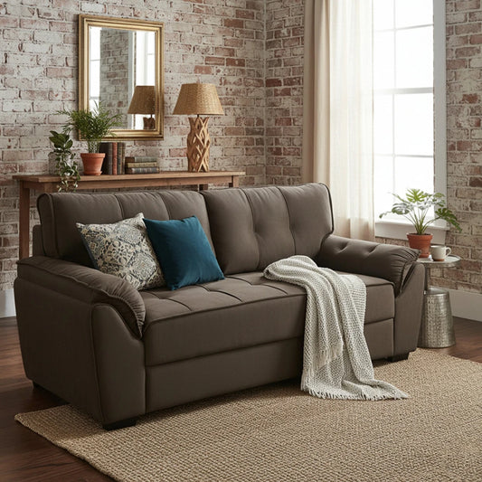 Sillón 3 Cuerpos - Clean - Marrón