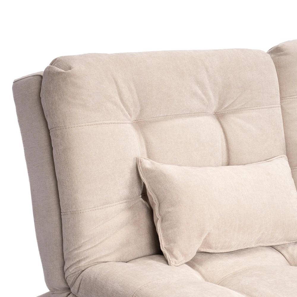 Sillón Cama con Chaise Izquierdo y derecho - Vértice - Beige