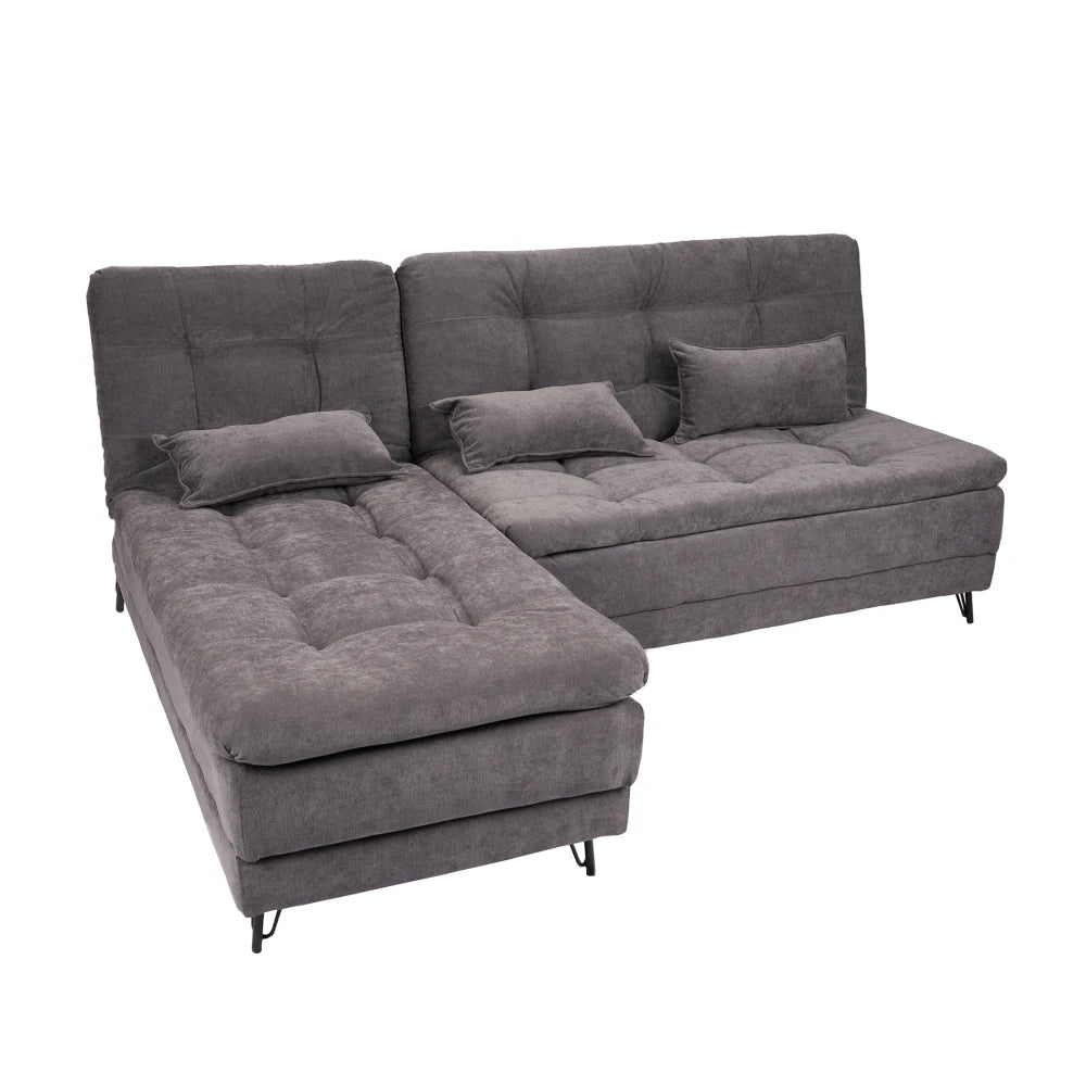 Sillón Cama con Chaise Izquierdo y derecho - Vértice - Rojo