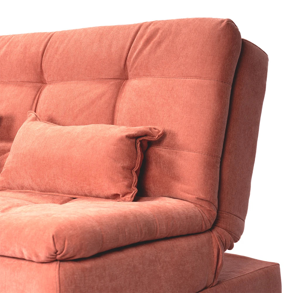 Sillón Cama con Chaise Izquierdo y derecho - Vértice - Rojo