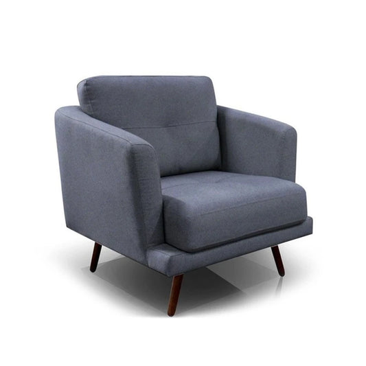 Sillon Poltrona 1 Cuerpo Trinidad - Gris Oscuro