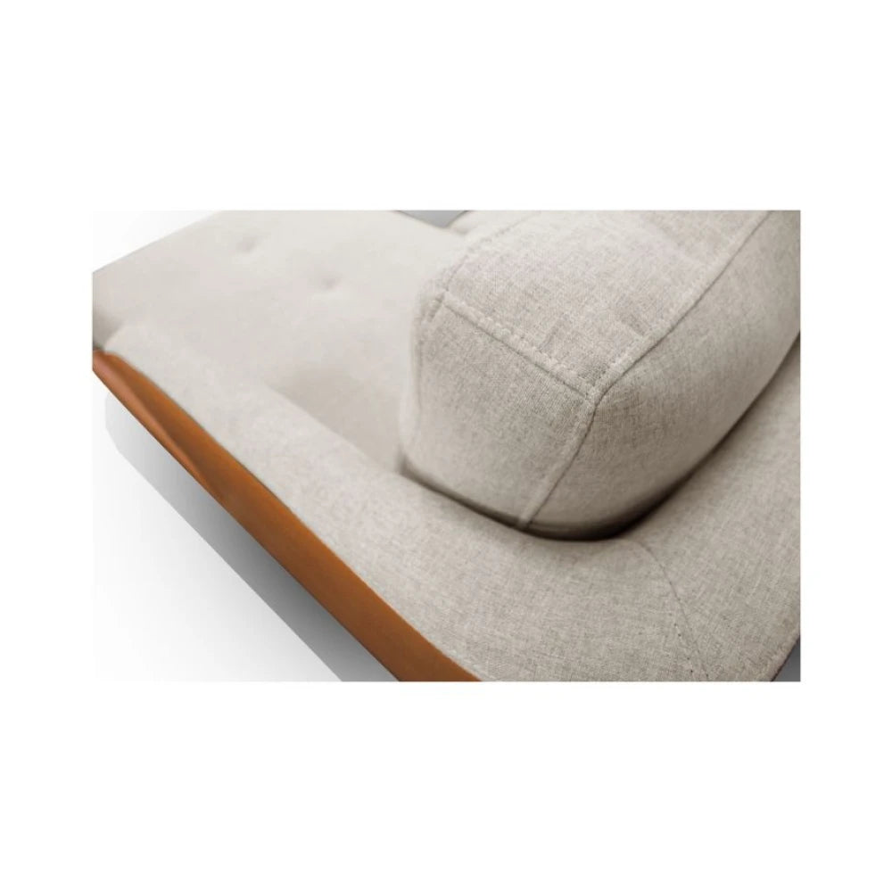 Sillón Sofá Trinidad 3 Cuerpos - Marrón y Beige