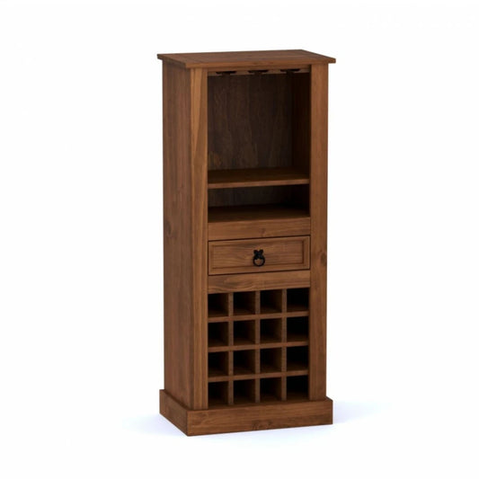 Vinera 2 Estantes - Línea Monterrey - Nogal